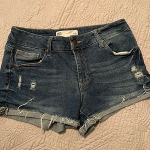 RSQ size 7 Distressed denim shorts